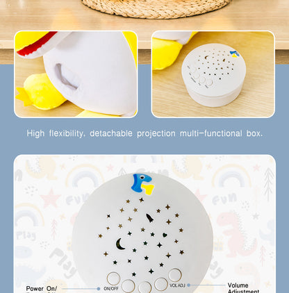 AI Projection Story Machine (Kid-Safe) - Interactive Bedtime Projector with Auto-Story & Dimmable Night Light, Early Learning Toy