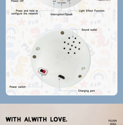 AI Projection Story Machine (Kid-Safe) - Interactive Bedtime Projector with Auto-Story & Dimmable Night Light, Early Learning Toy