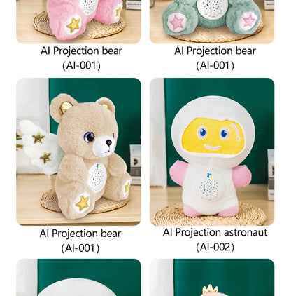 AI Projection Story Machine (Kid-Safe) - Interactive Bedtime Projector with Auto-Story & Dimmable Night Light, Early Learning Toy