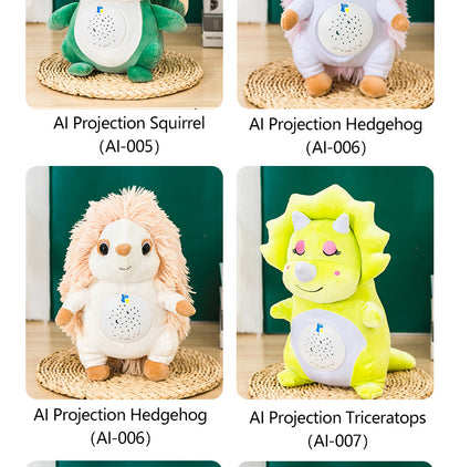 AI Projection Story Machine (Kid-Safe) - Interactive Bedtime Projector with Auto-Story & Dimmable Night Light, Early Learning Toy