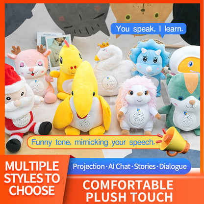 AI Projection Story Machine (Kid-Safe) - Interactive Bedtime Projector with Auto-Story & Dimmable Night Light, Early Learning Toy