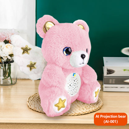 AI Projection Story Machine for Kids - Interactive Bedtime Storyteller with Night Light, Educational Auto-Story Toy for Toddlers